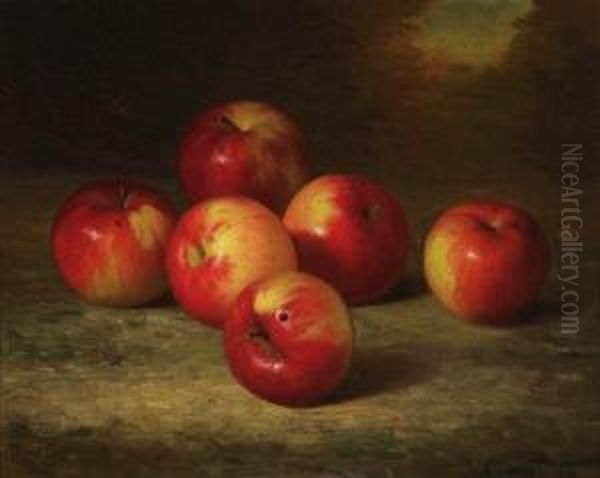 Still Life With Apples Oil Painting by Bryant Chapin