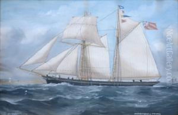 Morwenna Of Truro. Oil Painting by Reuben Chappell Of Poole