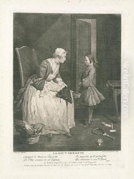 La Gouvernante. Oil Painting by Jean-Baptiste-Simeon Chardin