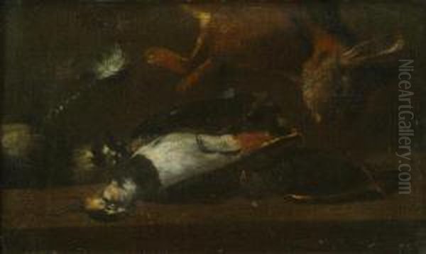 Still Life Of Dead Game by Jean-Baptiste-Simeon Chardin