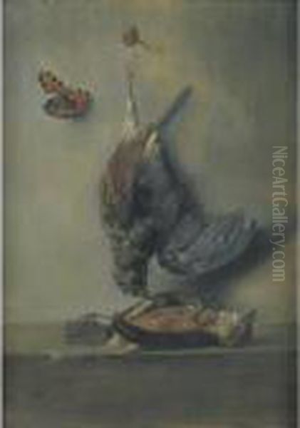 Nature Morte Aux Oiseaux Oil Painting by Jean-Baptiste-Simeon Chardin