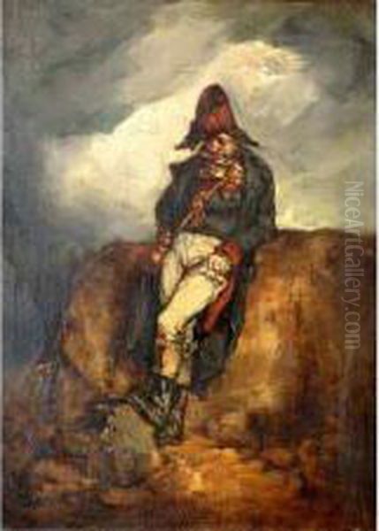 Soldat De La Garde Napoleonienne Oil Painting by Nicolas Toussaint Charlet