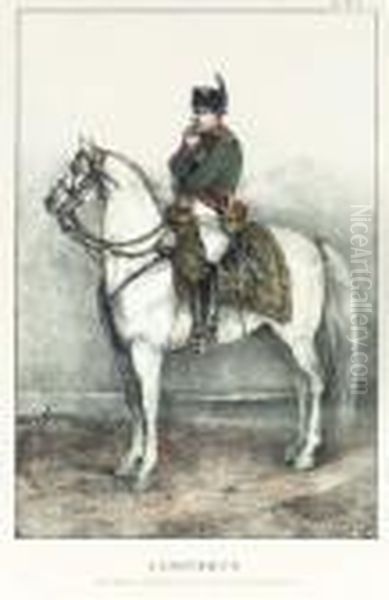 L' Empereur Oil Painting by Nicolas Toussaint Charlet