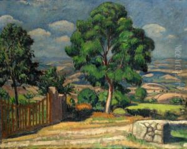 Paysage Au Grand Arbre by Louis Charlot