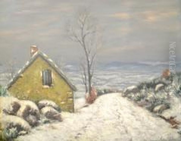 Paysage De Neige by Louis Charlot