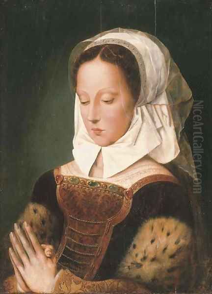 A sibyl Oil Painting by Ambrosius Benson