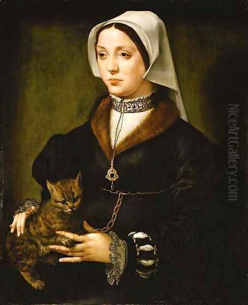 Portrait of a lady Oil Painting by Ambrosius Benson