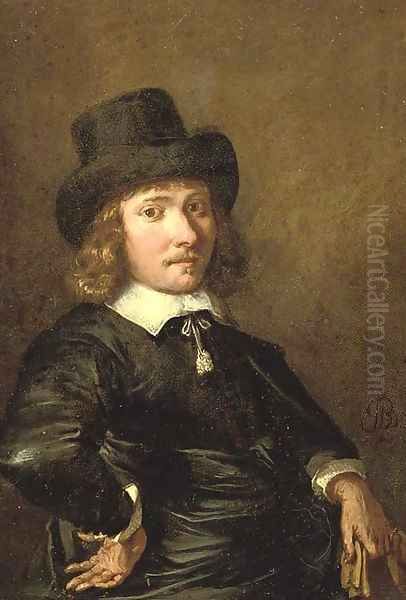 Portrait of a gentleman Oil Painting by Jan De Bray