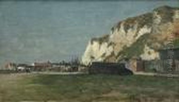 Dieppe Normandy Oil Painting by Harry Chase