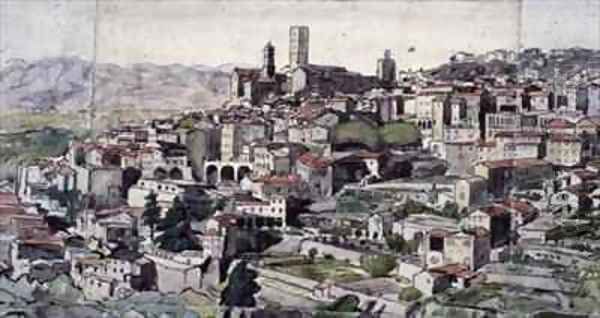 Grasse Oil Painting by Thomas Austen Brown