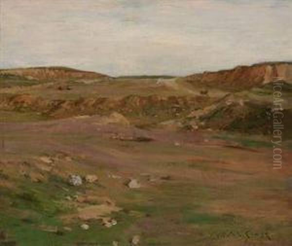 Gray Day At Shinnecock Oil Painting by William Merritt Chase