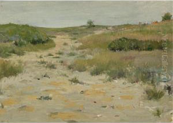 View Of Shinnecock Hills Oil Painting by William Merritt Chase