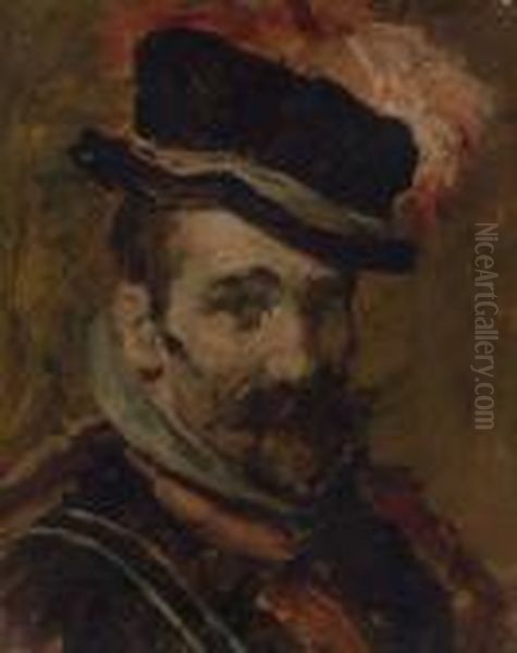 Portrait, After Velasquez Oil Painting by William Merritt Chase