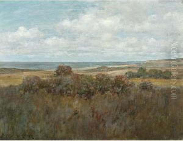 Shinnecock Landscape Oil Painting by William Merritt Chase