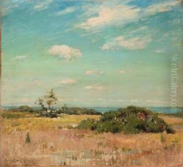 Shinnecock Hills, Long Island Oil Painting by William Merritt Chase