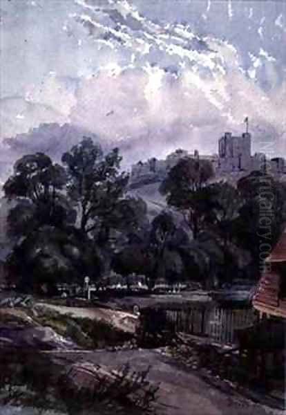 Dover Castle Oil Painting by William, of Dover Burgess