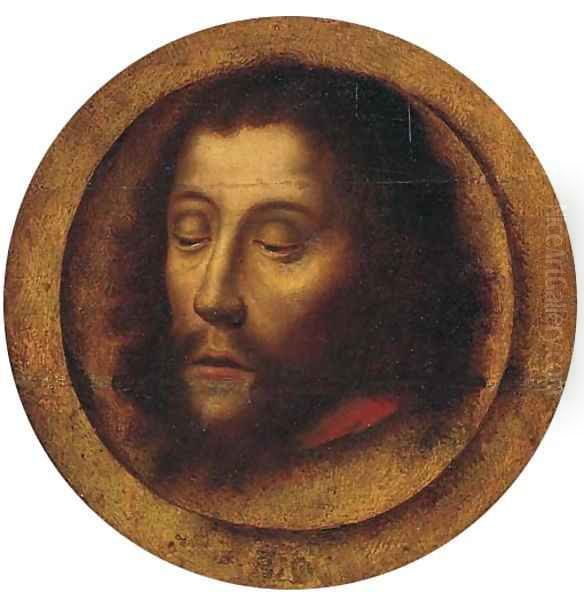 The Head of Saint John the Baptist Oil Painting by Albrecht Bouts