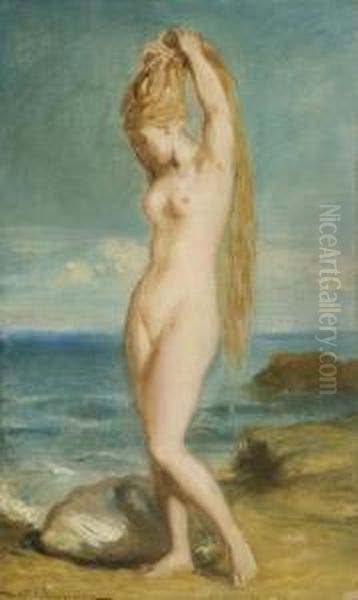 Venus Marine Oil Painting by Theodore Chasseriau