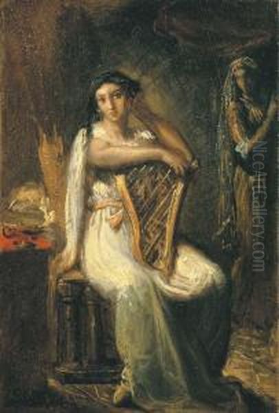 Desdemona Oil Painting by Theodore Chasseriau