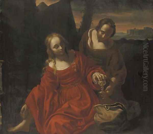 Judith preparing herself to meet Holofernes Oil Painting by Reyer Van Blommendae