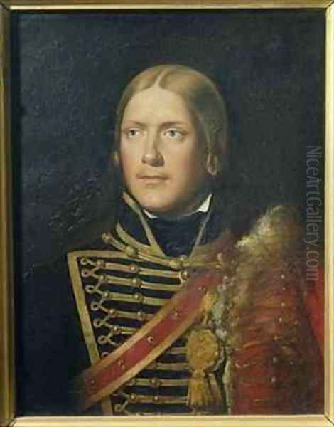 Michel Ney (1769-1815) Duke of Elchingen Oil Painting by Adolphe Brune