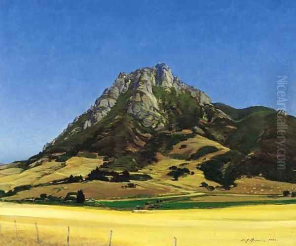 Bishop's Peak, California Oil Painting by Henry Joseph Breuer