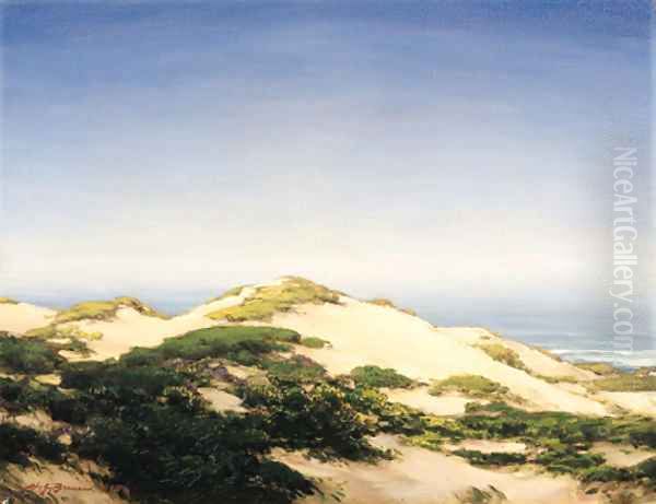 Sand Dunes (Carmel) Oil Painting by Henry Joseph Breuer