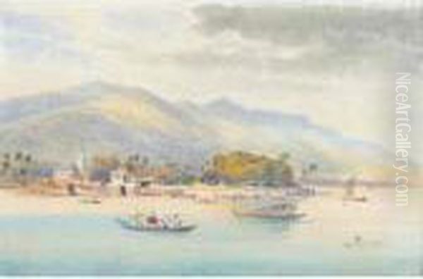 Penang Oil Painting by Nicholas Chevalier