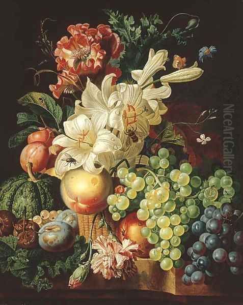 Flowers Oil Painting by Paul-Theodor Van Brussel