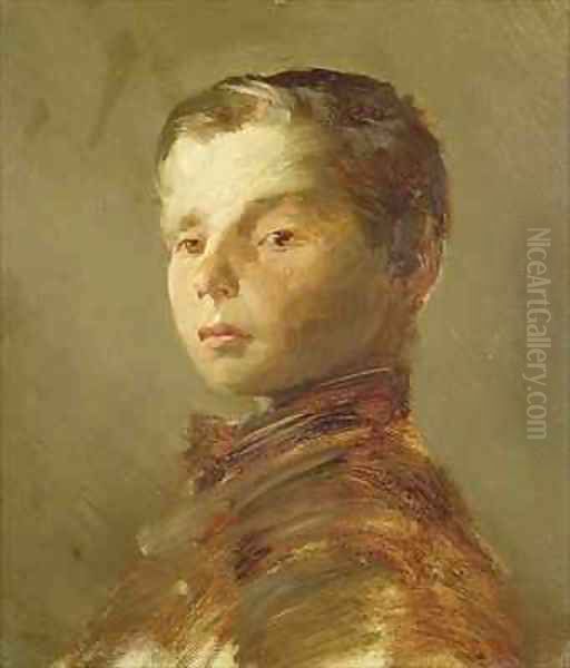 Picture of a Boy Oil Painting by Wilhelm Busch