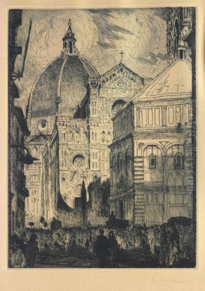 Piazza Santa Maria Del Fiore by Francesco Chiappelli