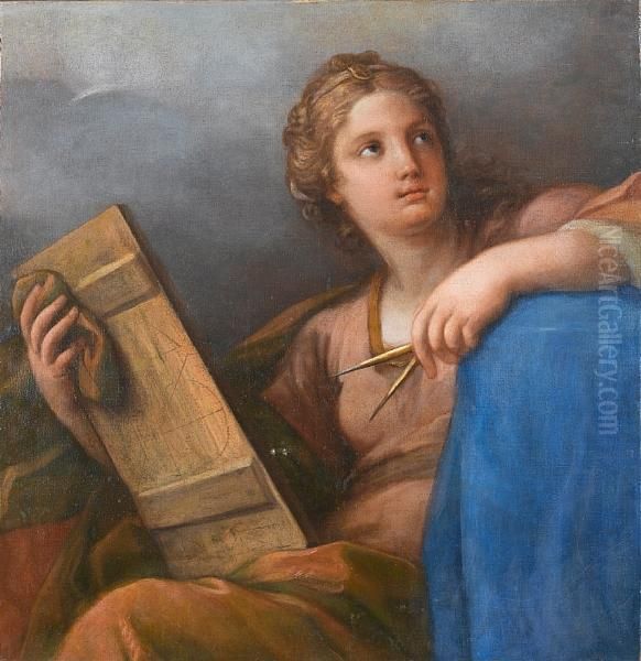 An Allegory Of Astronomy Oil Painting by Bartolomeo Giuseppe Chiari