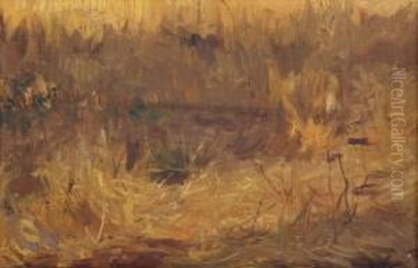 Paisaje Oil Painting by Eduardo Chicharro Y Aguera