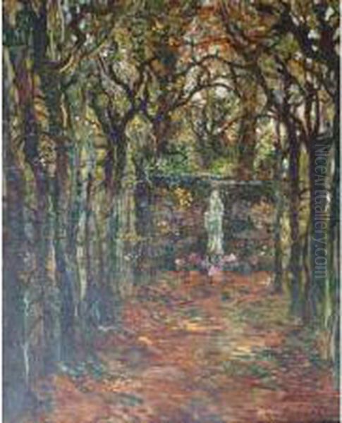 L'allee De La Vierge Oil Painting by Eugene Chigot