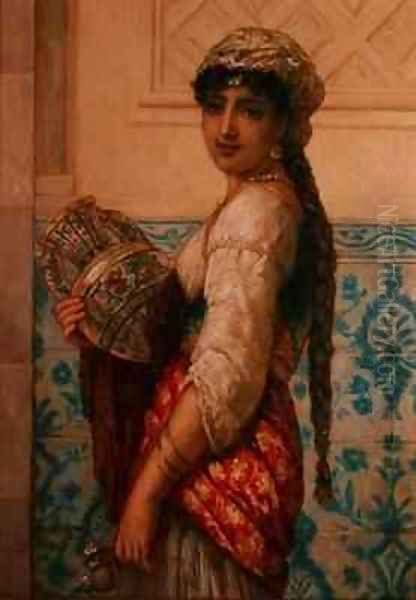 The Water Carrier Oil Painting by Augustus Jules Bouvier