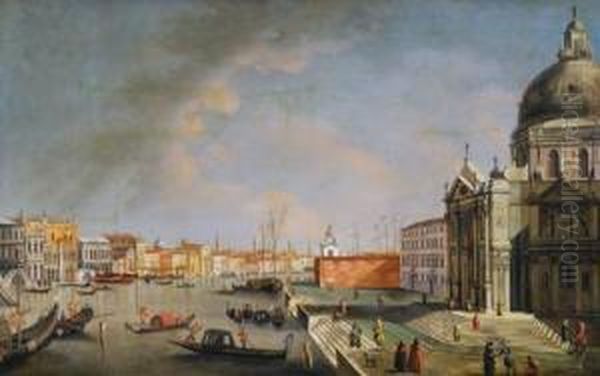 Veduta Di Venezia Oil Painting by Vincenzo Chilone