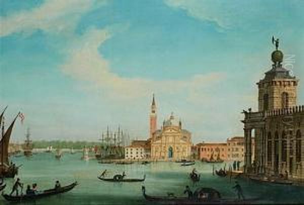 Vue De San Giorgio Maggiore Oil Painting by Vincenzo Chilone