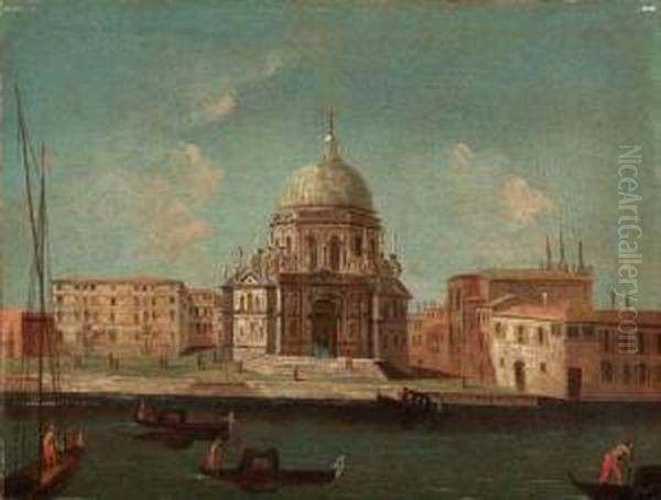 Veduta Della Chiesa Della Salute
 Con L