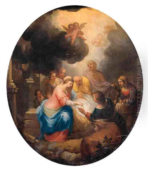 The Adoration of the Shepherds Oil Painting by Balthasar Beschey