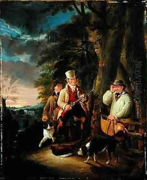 The Poacher's Snare Oil Painting by Charles Buttery