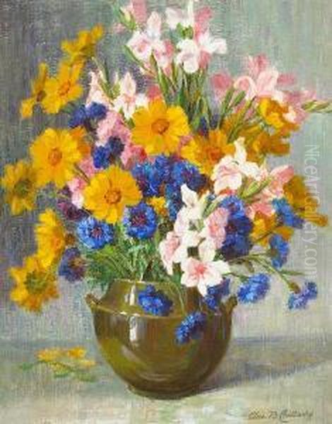 A Spring Bouquet Oil Painting by Alice Brown Chittenden