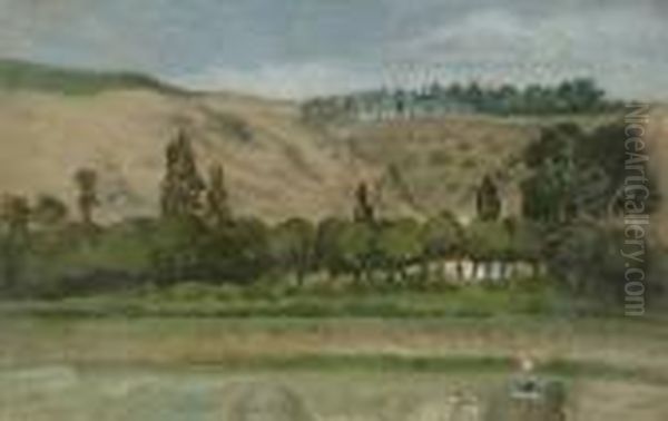 Extensive Landscape Oil Painting by Antonin Chittussi