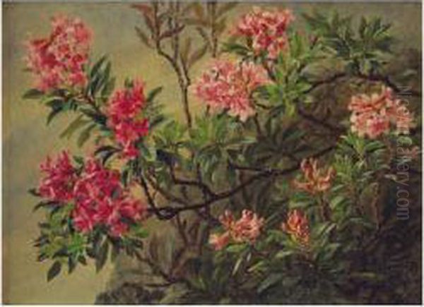 Oleander Oil Painting by Anthonie, Anthonore Christensen