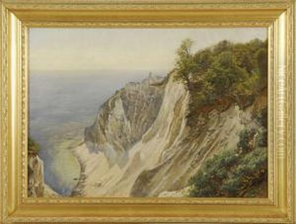 Parti Fra Mons Klint Oil Painting by Godfred B.W. Christensen