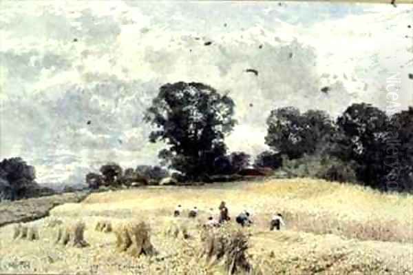 The Harvest Oil Painting by William Paton Burton