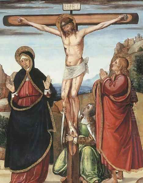 The Crucifixion Oil Painting by Ludovico Brea