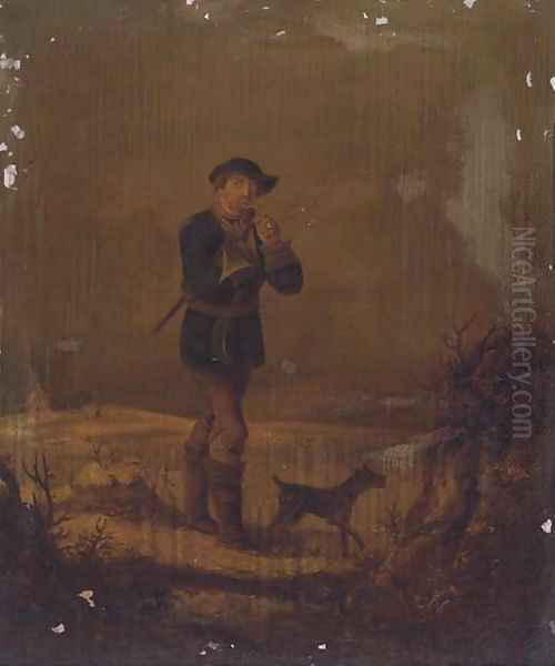 The woodman Oil Painting by Thomas Barker of Bath