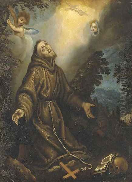 The Ecstasy of Saint Francis Oil Painting by Fabrizio Boschi