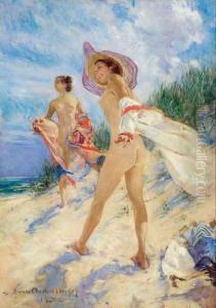 After The Storm Oil Painting by Howard Chandler Christy