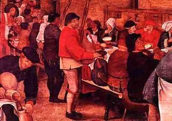 The Wedding Supper Oil Painting by Pieter III Brueghel